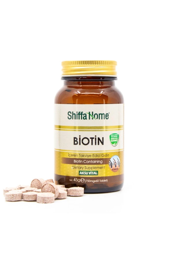 Biotin 60 Tablet 750 Mg ürün görseli