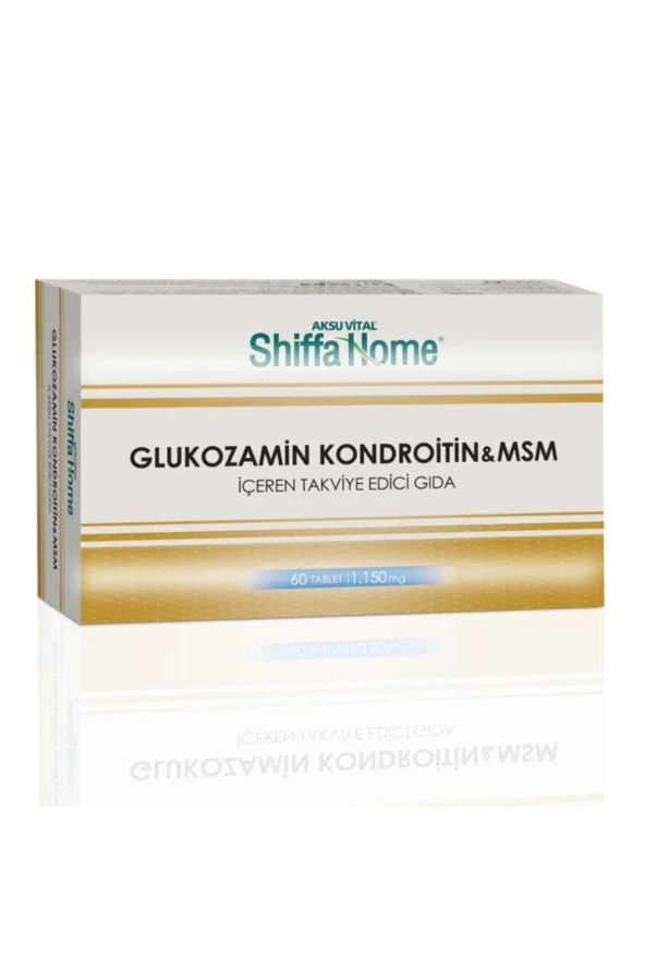 Glucosamine Chondroitin & Msm 60 Tablet (aksu Vital Glukozamin Tablet) ürün görseli