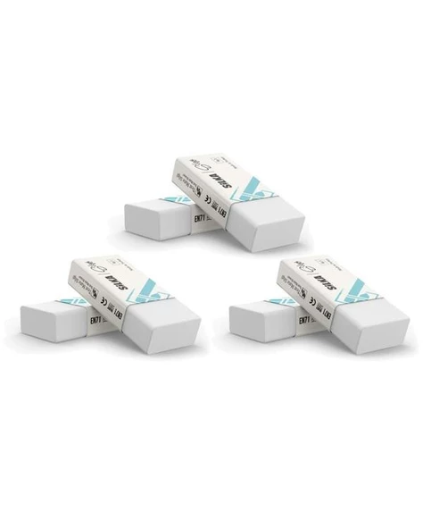 Silka Textmate Beyaz Silgi 6 lı