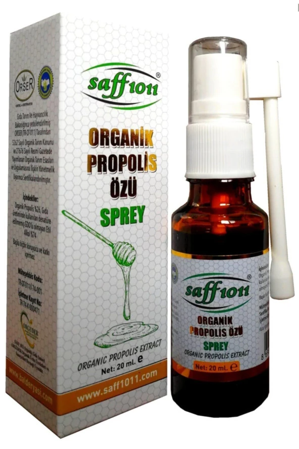 Organik Propolis Özü Sprey 20 ml ürün görseli