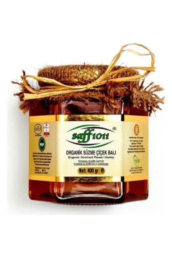 Organik Süzme Çiçek Balı 400 gr ürün görseli