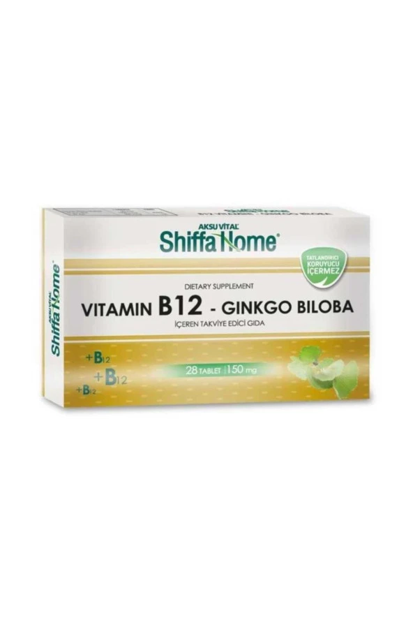 Vitamin B12-ginkgo Biloba 28 Tablet ürün görseli
