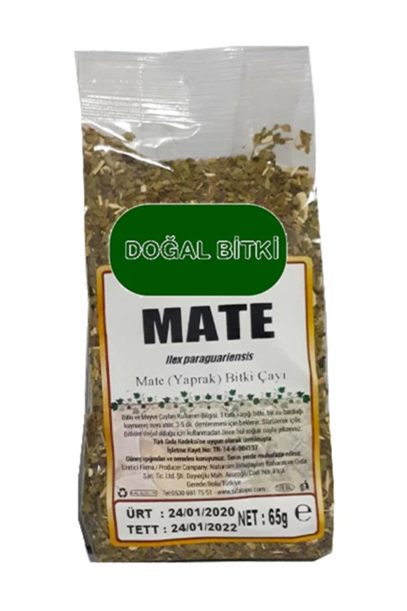 Bitki Diyarı Mate Yaprağı Bitki Çayı Paket 65gr ürün görseli