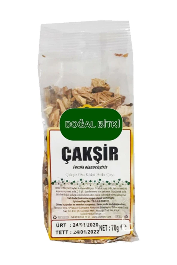 Bitki Diyarı Çakşırotu Kökü Bitki Çayı Paket 70gr ürün görseli