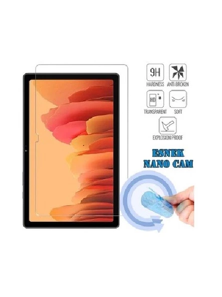 Tfy Store Galaxy T500 Tab A7 10.4 Uyumlu Ekran Koruyucu Şeffaf Nano Jelatin Esnek Kırılmaz