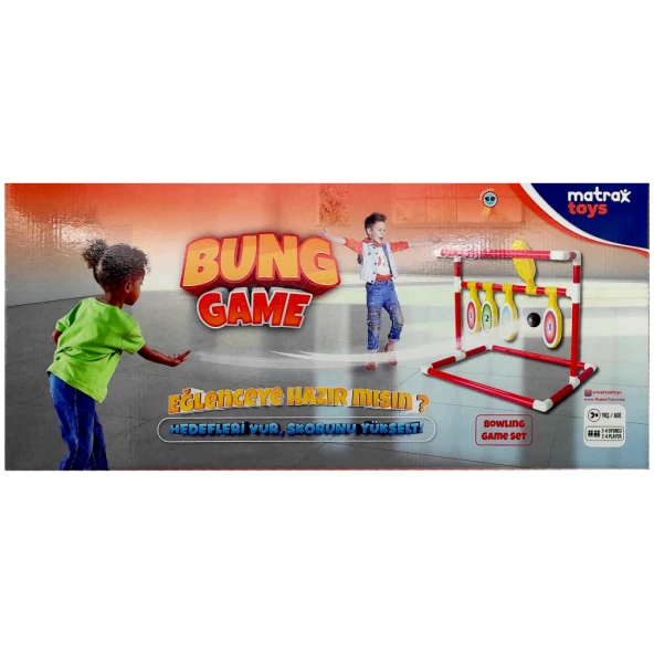 Matrax Oyuncak Bung Game Bowling Game set - 2
