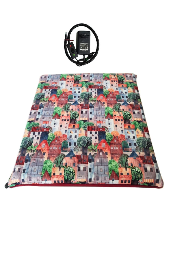Powertec Isıtmalı Kedi Minderi Kedi Köpek Minderi Isıtıcılı Kedi Minderi Isıtıcı Pad 12volt 45x45cmx5cm - 3