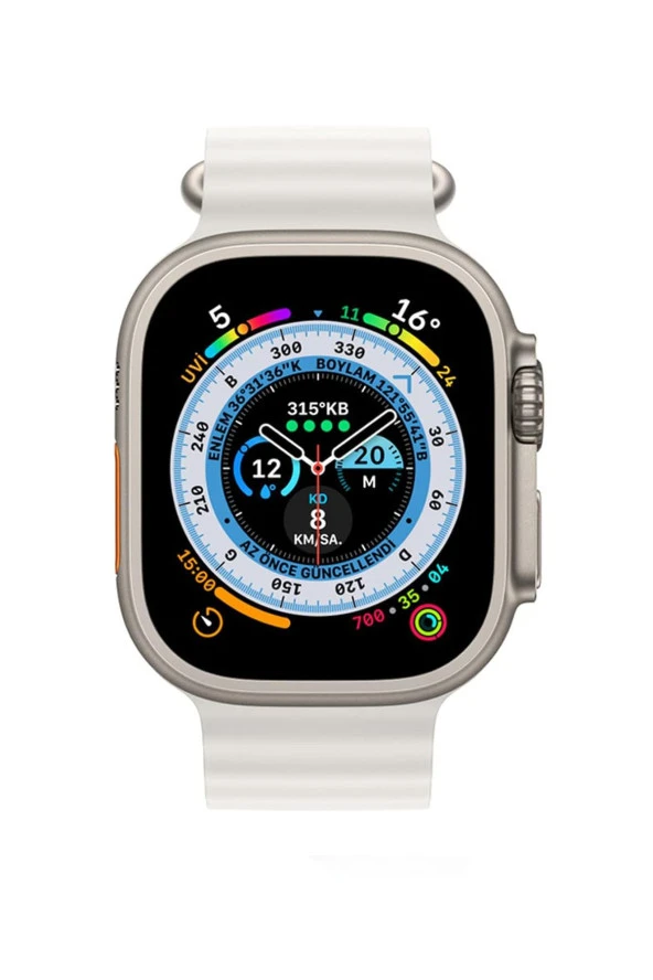 resolut Wearfit Pro Gs8+ Watch 8 Ultra 45mm Akıllı Saat 2.0 inç Ekran Andriod iOS Uyumlu - 3