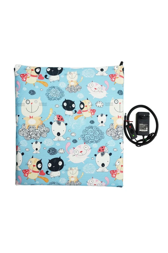 Powertec Kedi Köpek Isıtıcı Minder Isıtıcılı Kedi Minderi 12volt 45x45cmx4cm - 2