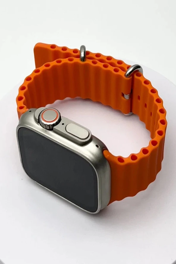 resolut Wearfit Pro Gs8+ Watch 8 Ultra 45mm Akıllı Saat 2.0 inç Ekran Andriod iOS Uyumlu Turuncu - 3