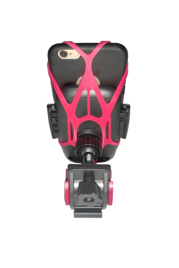 Powertec Vespa - Piaggio Uyumlu Aynaya Montaj Kıskaçlı Motosiklet Telefon Tutucu - 3