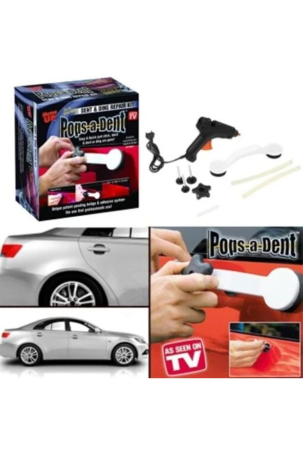 Sina Araç Kaporta Düzeltme Seti Oto Araba Göçük Çektirme Düzeltme Düzeltici Tamir Kiti Aparat ürün görseli 1