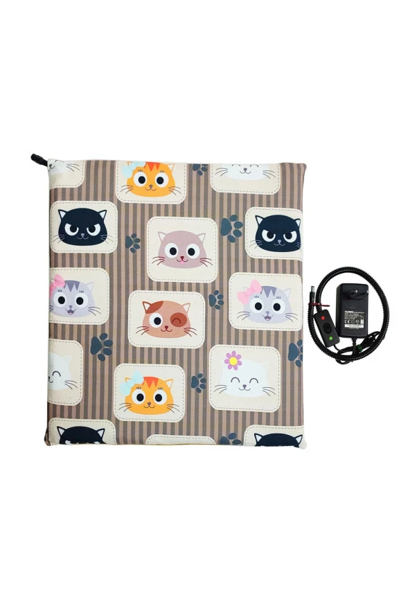Powertec Evcil Hayvan Izleme Güvenlik Kamerası Ve Isıtıcılı Kedi Köpek Minderi Set 45cmx45cmx5cm - 2