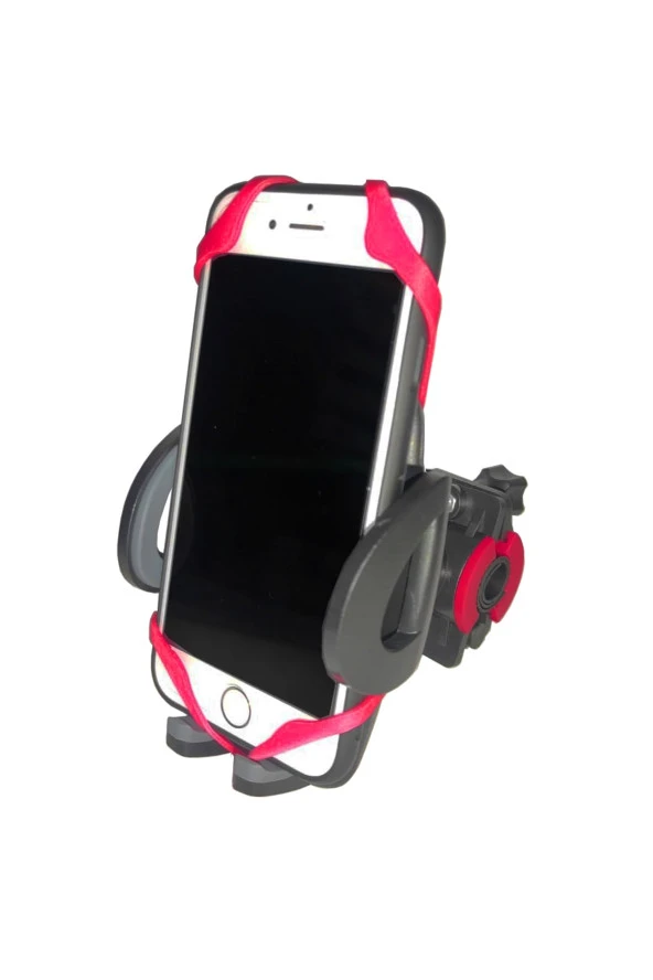 Powertec Vespa - Piaggio Uyumlu Aynaya Montaj Kıskaçlı Motosiklet Telefon Tutucu - 5