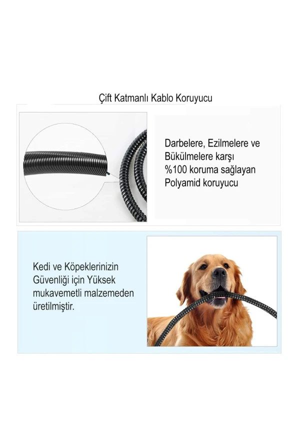 Powertec Evcil Hayvan Izleme Güvenlik Kamerası Ve Kedi Köpek Isıtıcı Minder Set 45cmx45cmx5cm - 5