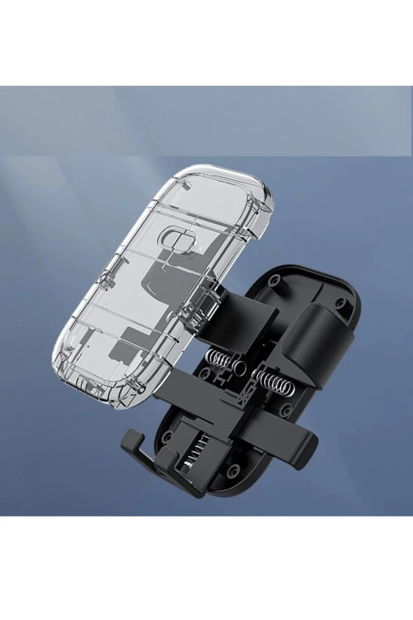 resolut Otomatik kilitli Ayna Bağlantılı Motorsiklet Telefon Tutucu 4.7-7.2 inç arası telefonlara uyumlu - 6