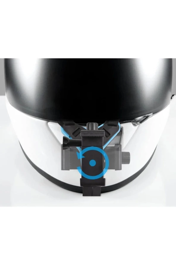 Powertec Ayarlanabilir Telefon ve Aksiyon Kamera Uyumlu Kask Çene Bağlantı Aparatı Yedek Lastiklidir - 4