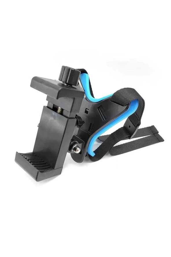 Powertec Ayarlanabilir Telefon ve Aksiyon Kamera Uyumlu Kask Çene Bağlantı Aparatı Yedek Lastiklidir - 3