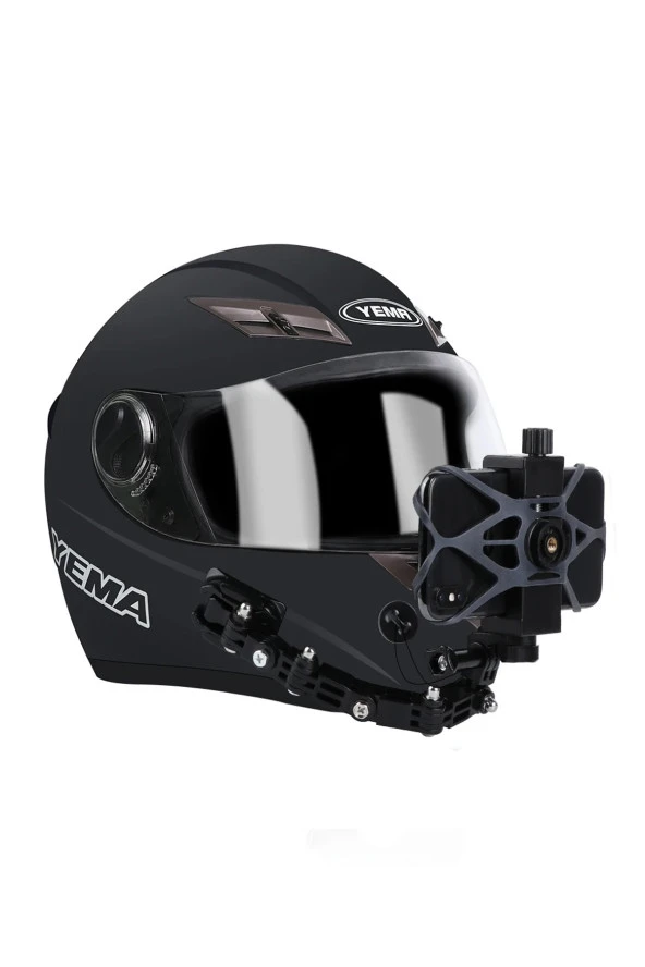 SUPORTE Telefon ve Aksiyon Kamera ile Uyumlu Kask Çene Bağlantı Kayışı YEDEK LASTİKLİDİR - 3