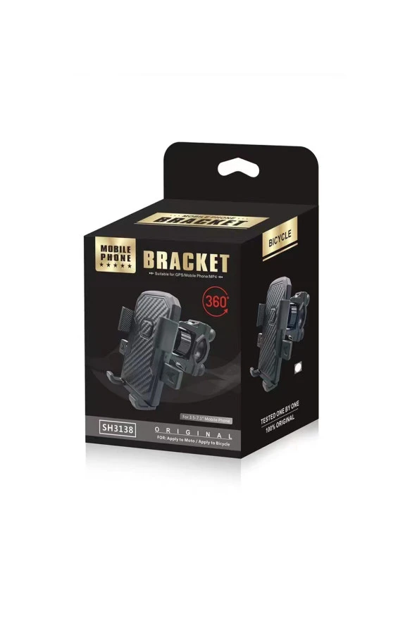 SUPORTE Motosiklet Bisiklet Telefon Tutucu Gidon Bağlantılı 4-7 inç uyumlu - 3