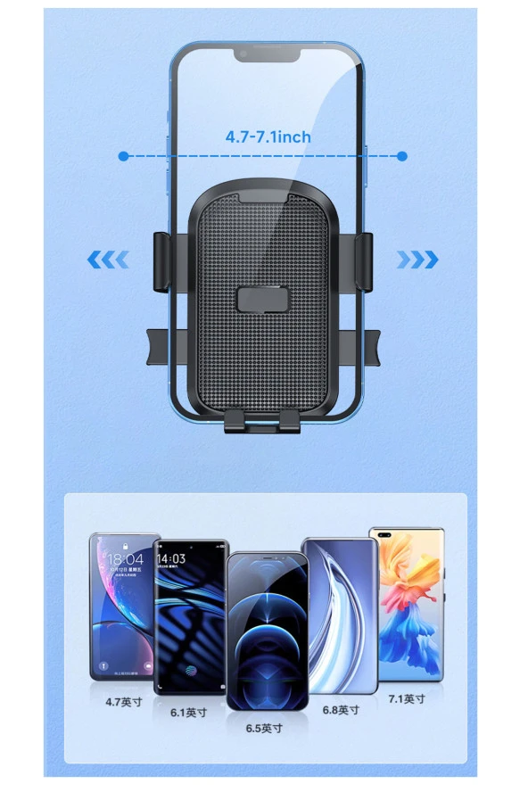 resolut Otomatik kilitli gidon bağlantılı motorsiklet telefon tutucu 4.7-7.2 inç arası telefonlara uyumlu - Resim 6