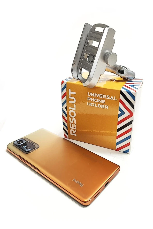 SUPORTE Alüminyum Gövdeli Gidon Bağlantılı Telefon Tutucu Yeni Model Gri ürün görseli 1