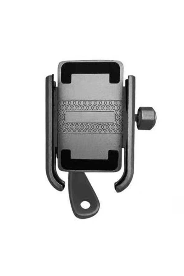 resolut Alüminyum Gövdeli Ayna bağlantılı Motosiklet - Bisiklet telefon tutucu 4,7 ila 7,1 inç Uyumlu Siyah ürün görseli 1