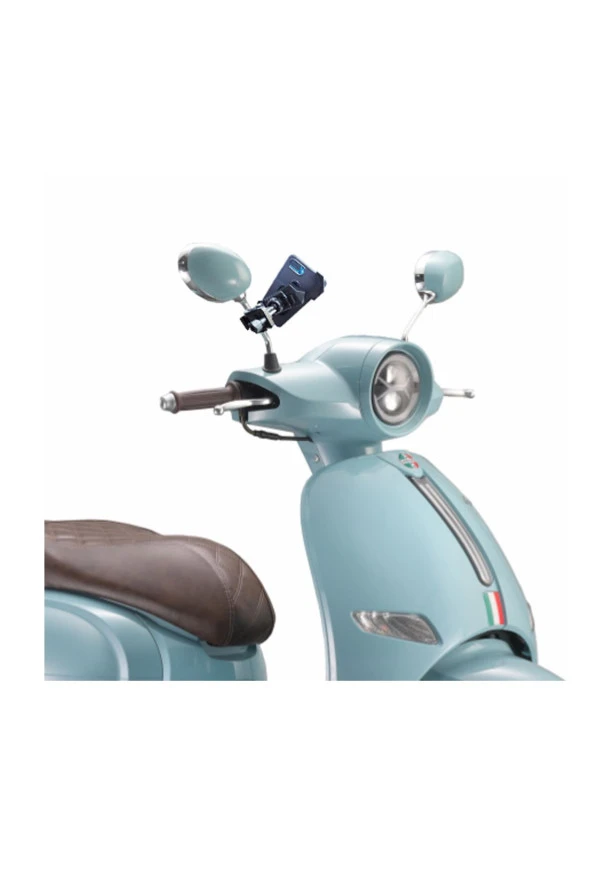 SUPORTE Arora Cappucino Uyumlu Kilit Mekanizmalı Çapraz Suporte Telefon Tutucu Ayna Bağlantılı - 4