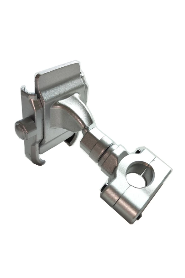 resolut Motosiklet - Bisiklet Telefon Tutucu Alüminyum Gövdeli Gidon bağlantılı 4,7 ila 7,1 inç Uyumlu Gri - 3