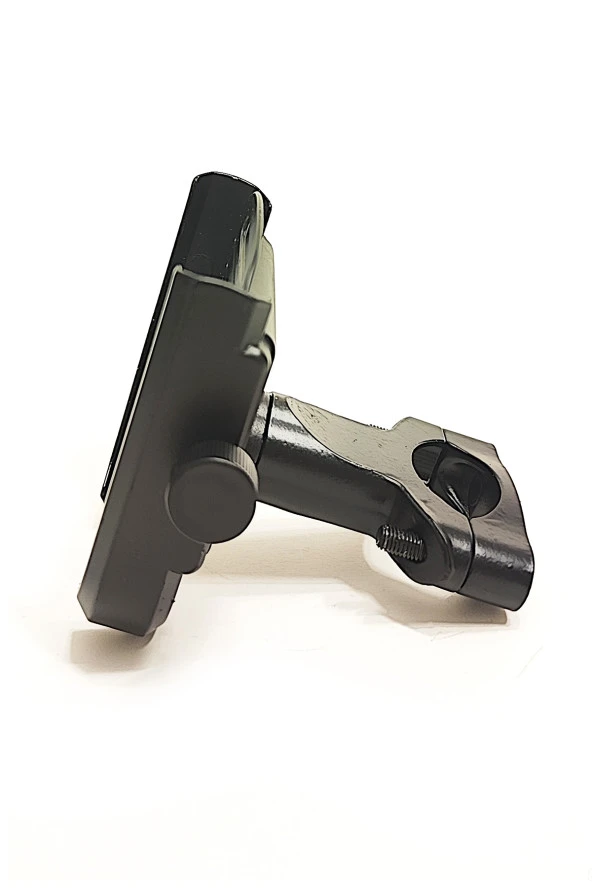 SUPORTE Alüminyum Gövdeli Gidon Bağlantılı Telefon Tutucu Yeni Model Siyah - Resim 3