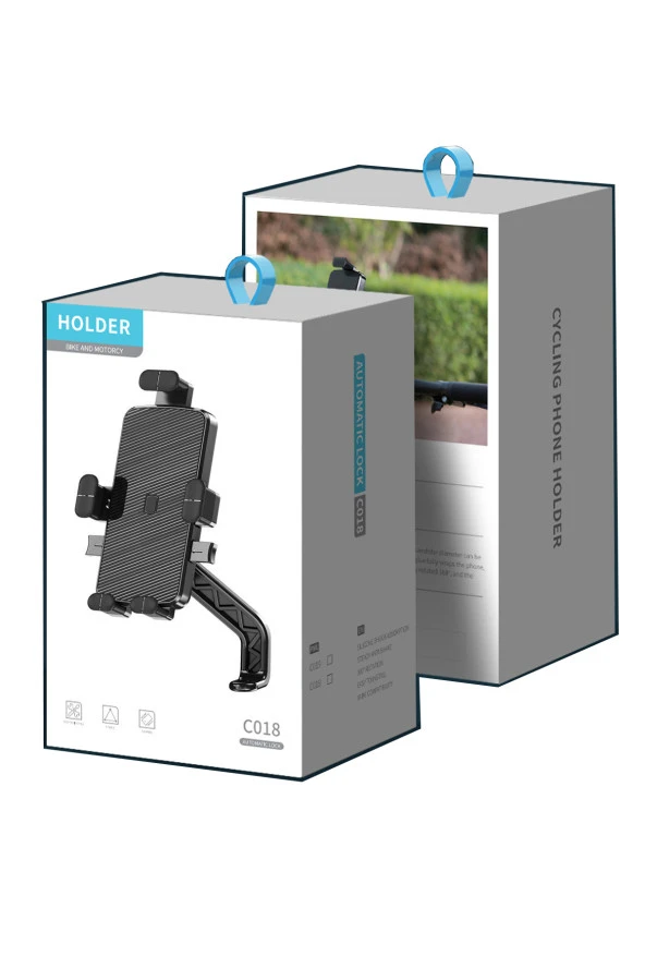 resolut Darbe emici telefon tutucu motosiklet scooter için 4-7inç telefonları destekler ürün görseli 1