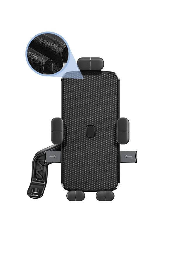 resolut Darbe emici telefon tutucu motosiklet scooter için 4-7inç telefonları destekler - Resim 2