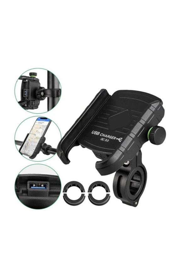 Powertec Mr Usb Li Motosiklet Telefon Tutucu Mr - 2