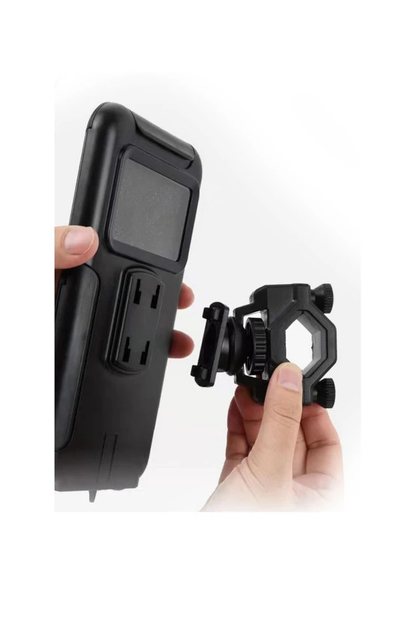 resolut Suporte Motosiklet - Bisiklet Telefon Tutucu Kapalı Model 7 Inch Gidon Bağlantılı ( Xl Büyük Boy ) - 2