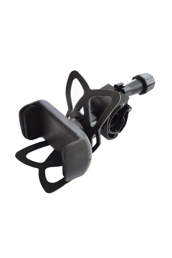 Powertec Piaggio Uyumlu Ayna Bağlantılı Telefon Tutucu Black - 3