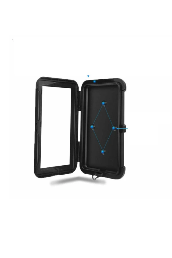 resolut Suporte Telefon Tutucu Kapaklı (4,7 - 6,5 Inches) Su Geçirmez, Dokunmatik Ekran Uyumlu - Resim 4