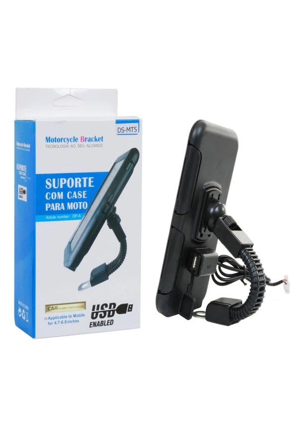 SUPORTE Usb Li Telefon Tutucu Kapalı Model 4,7 - 6,8 Inches Suporte Usb Li Telefon Tutucu - 4