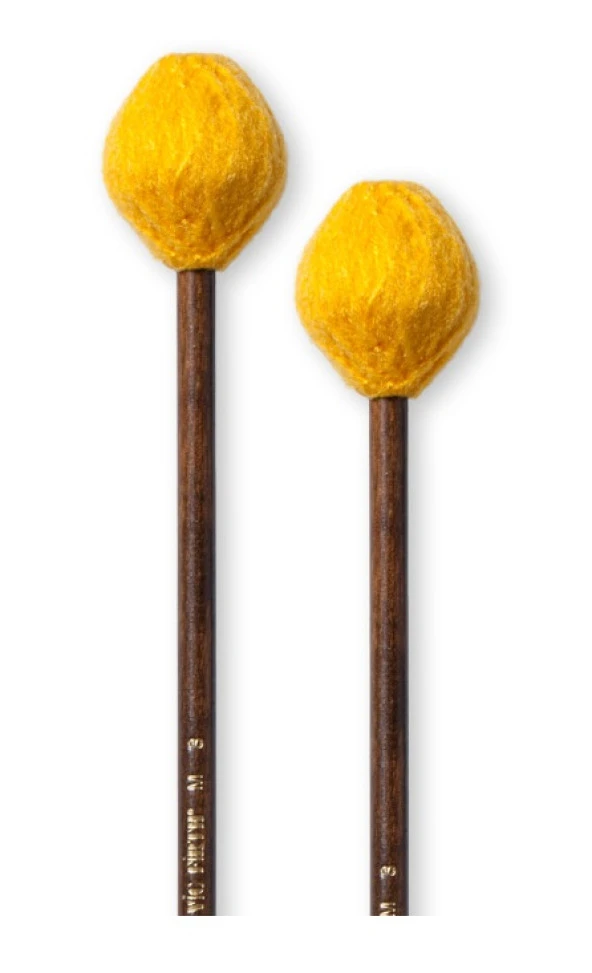 VICFIRTH VM3 BAGET(ÇİFT) KEYMALLET, SENTETİK ELYAF MEDIUM MANTA Baget(Çift) Keymallet Yarnyün