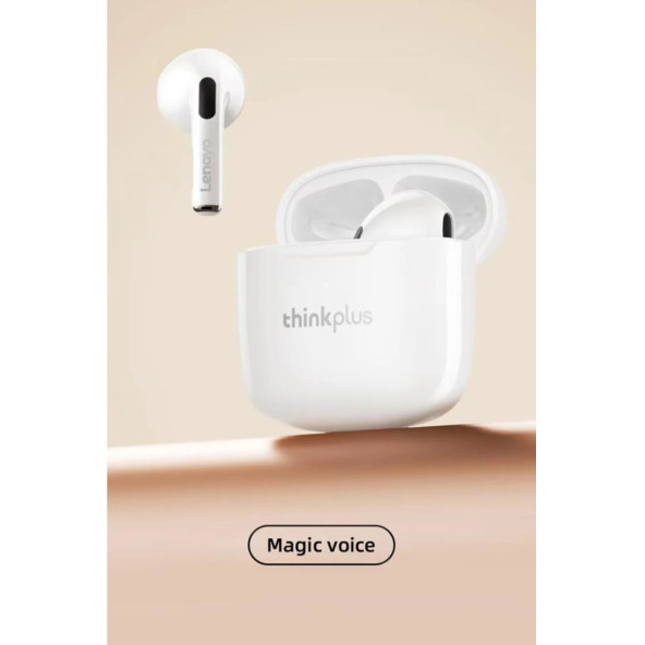 LENOVO Thinkplus Lp1 Yeni Versiyon Kablosuz Bluetooth Kulaklık Beyaz - 3
