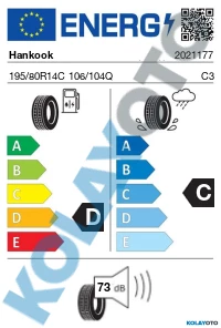 Hankook Vantra ST AS2 RA30 195/80R14C 106/104Q (4 Mevsim) (2023)