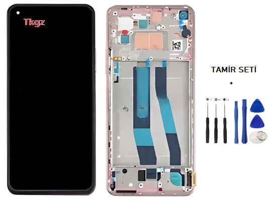 Xiaomi Mi 11 LİTE Lcd Ekran Dokunmatik Orijinal Kalite ÇITALI GOLD + TAMİR SETİ