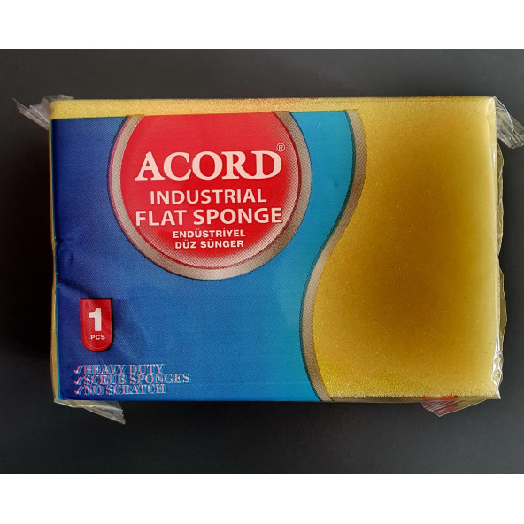 Acord Çok Amaçlı Endüstriyel Sünger Düz - 3