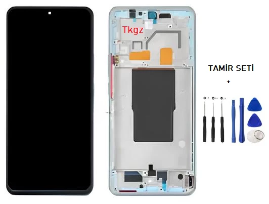 Xiaomi Mİ 10T Lcd Ekran Dokunmatik Orijinal Kalite ÇITALI MAVİ + TAMİR SETİ
