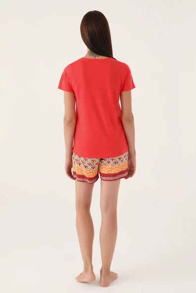 Pierre Cardin 8821 Daisy Kadın Şort Pijama Takım - 3