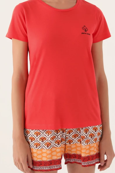 Pierre Cardin 8821 Daisy Kadın Şort Pijama Takım - 2