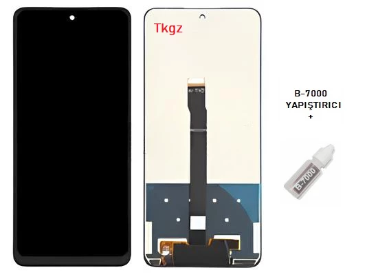 Huawei Uyumlu P Smart 2021 Lcd Ekran Dokunmatik Orijinal Kalite + B-7000