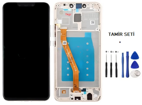 Huawei Uyumlu MATE 20 Lite Lcd Ekran Dokunmatik Orijinal Kalite ÇITALI GOLD + TAMİR SETİ