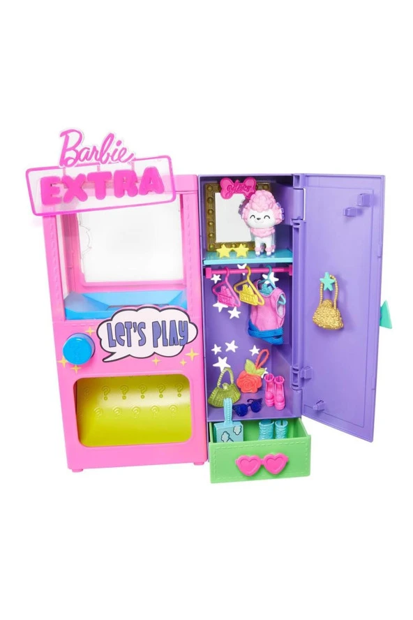 Barbie Extra Kıyafet Otomatı Oyun Seti Hfg75