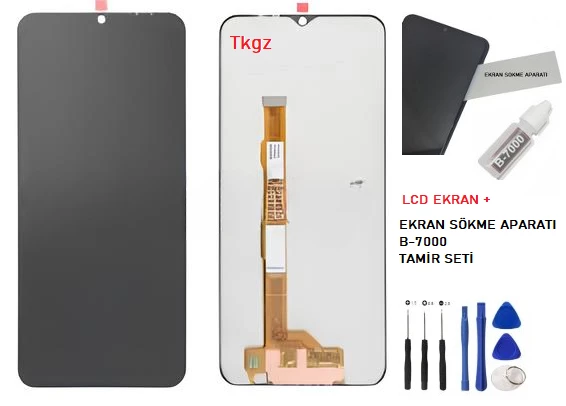 VİVO Y22S Lcd Ekran Dokunmatik Orijinal Kalite + B-7000 + TAMİR SETİ