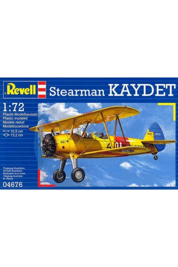 REVELL Maket 1:72 Stearman Kaydet 4676